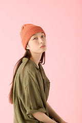 CUFF KNIT CAP / RIB KNIT / SANTAFE