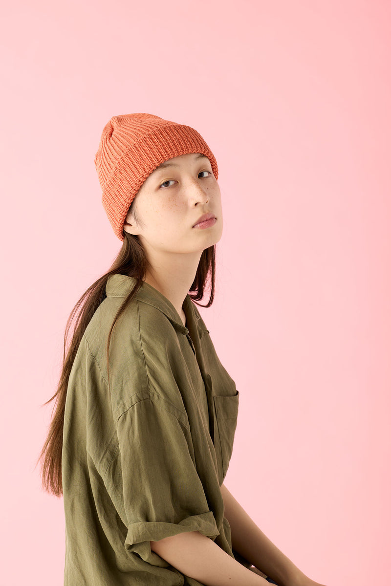 CUFF KNIT CAP / RIB KNIT / SANTAFE