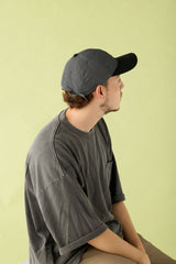 DEEP 6 PANEL CAP / DOT AIR / GRAY & BLACK