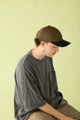 DEEP 6 PANEL CAP / DOT AIR / OLIVE & BLACK
