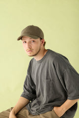 DEEP 6 PANEL CAP / STRAW YARN THERMO / OLIVE