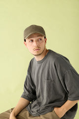 DEEP 6 PANEL CAP / STRAW YARN THERMO / OLIVE