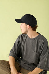 DEEP 6 PANEL CAP / NYLON RIP / BLACK