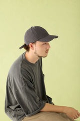 DEEP 6 PANEL CAP / NYLON TUSSAH / CHARCOAL