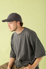 DEEP 6 PANEL CAP / NYLON TUSSAH / CHARCOAL