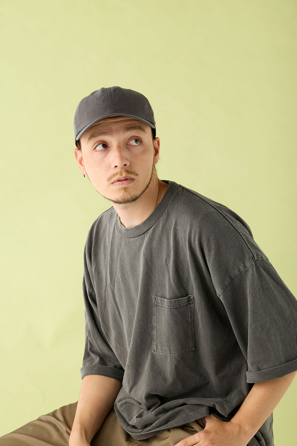 [再入荷]DEEP 6 PANEL CAP / NYLON TUSSAH / CHARCOAL