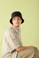 BUCKET HAT / NYLON RIP / BLACK