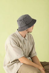 BUCKET HAT / OXFORD CLOTH / BLACK