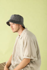 BUCKET HAT / OXFORD CLOTH / BLACK