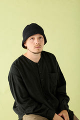 KNIT CAP / FLARED BRIM / BLACK