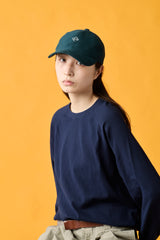 6 PANEL CAP / MONOGRAM LOGO / NAVY