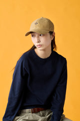 6 PANEL CAP / MONOGRAM LOGO / BEIGE