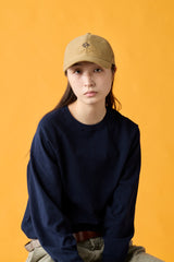 6 PANEL CAP / MONOGRAM LOGO / BEIGE
