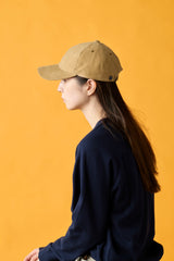 6 PANEL CAP / MONOGRAM LOGO / BEIGE