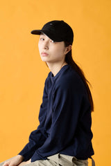 BAGGY CAP / TWILL BIO WASH / BLACK