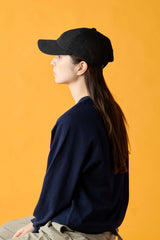 BAGGY CAP / TWILL BIO WASH / BLACK