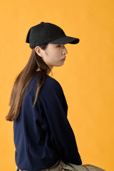 BAGGY CAP / TWILL BIO WASH / BLACK