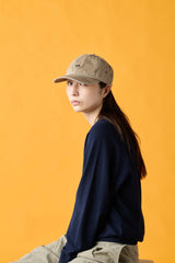 6 JET CAP / FADE DENIM / BEIGE