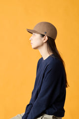 FELT CAP / BLOCKED WOOL / BEIGE