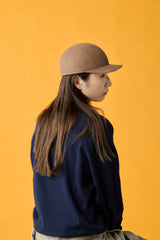 FELT CAP / BLOCKED WOOL / BEIGE