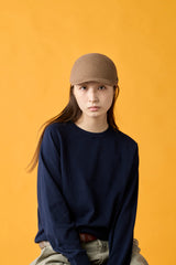 FELT CAP / BLOCKED WOOL / BEIGE