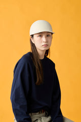 FELT CAP / BLOCKED WOOL / WHITE
