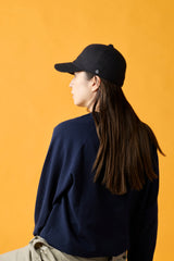BASQUE CAP / FULLED WOOL / BLACK