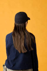 BASQUE CAP / FULLED WOOL / BLACK