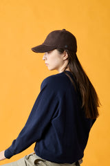 BASQUE CAP / FULLED WOOL / BROWN