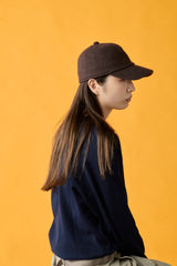 BASQUE CAP / FULLED WOOL / BROWN