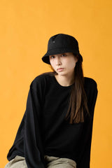 BAGGY HAT / TWILL BIO WASH / BLACK