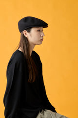 BASQUE HUNTING / FULLED WOOL / BLACK