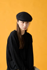 BASQUE HUNTING / FULLED WOOL / BLACK
