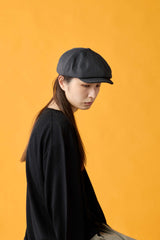 510WK CASQUETTE/ WOOL KERSEY / CHARCOAL