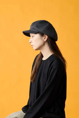 521WK CASQUETTE / WOOL KERSEY / CHARCOAL