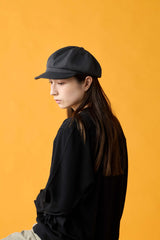 551WK CASQUETTE/ WOOL KERSEY / CHARCOAL