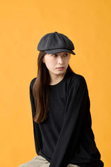 551WK CASQUETTE/ WOOL KERSEY / CHARCOAL