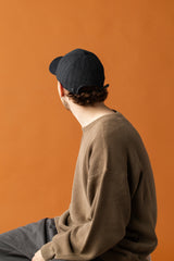 DEEP 6 PANEL CAP / CW HBT / BLACK＆BK