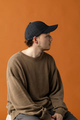 DEEP 6 PANEL CAP / CW HBT / BLACK＆BK