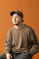 DEEP 6 PANEL CAP / CW HBT / BROWN＆BK