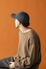 DEEP 6 PANEL CAP / HEATHER TWILL / BLACK