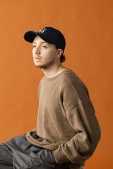 DEEP 6 PANEL CAP / HEATHER TWILL / NAVY