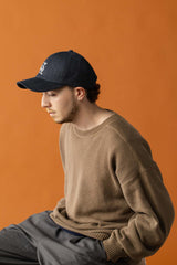 DEEP 6 PANEL CAP / HEATHER TWILL / NAVY