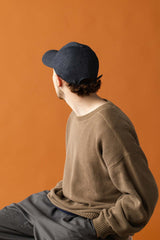 DEEP 6 PANEL CAP / HEATHER TWILL / NAVY