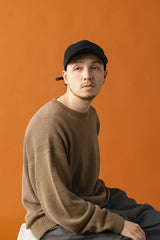 DEEP 6 PANEL CAP / HIGH-TWIST / BLACK