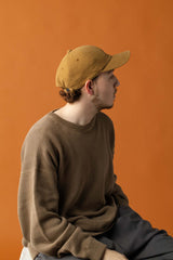 DEEP 6 PANEL CAP / HIGH-TWIST / CAMEL