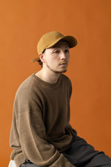 DEEP 6 PANEL CAP / HIGH-TWIST / CAMEL