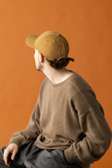 DEEP 6 PANEL CAP / HIGH-TWIST / CAMEL