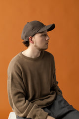 DEEP 6 PANEL CAP / DOUBLE PEACH / BROWN