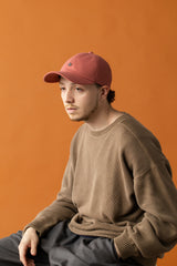 DEEP 6 PANEL CAP / DOUBLE PEACH / PINK